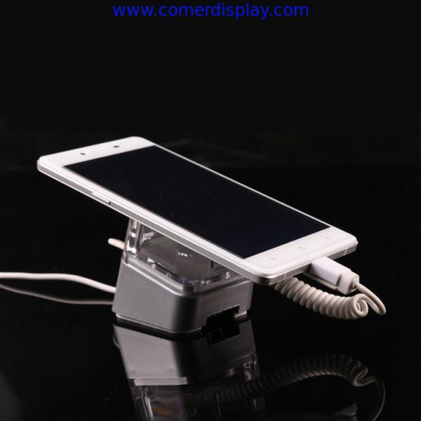 COMER anti-theft alarm stands security display holder cable locking devices for cellphone retail stores
