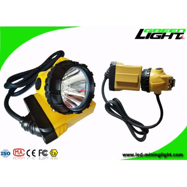 Four Lighting Modes Led Mining Cap Lights 25000lux Anti Explosion PC Material