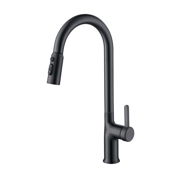 Simple and Elegant Pull Out Kitchen Faucet for Various Decor Styles