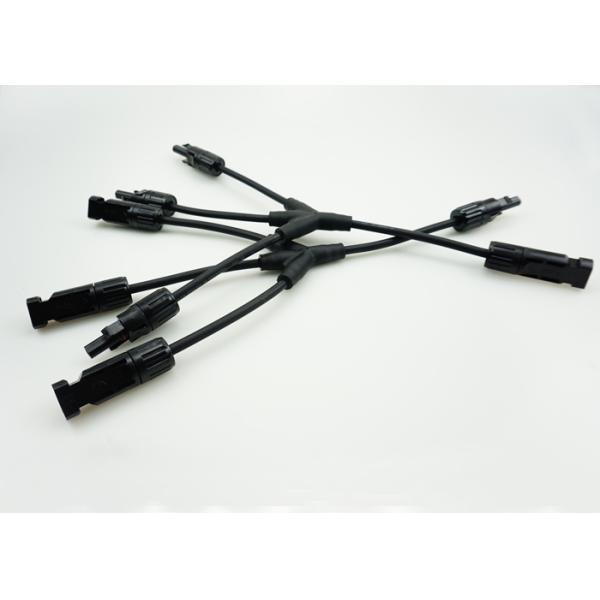 Multi Solar Branch Connector Good Flexibility Lower Contact Resistant CE / ISO9001