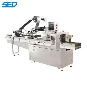 China SED-250P Pillow Flow Clip Bread Automatic Packing Machine 220V 60HZ Automatic Packing Machine Power Supply  Touch Screen on sale