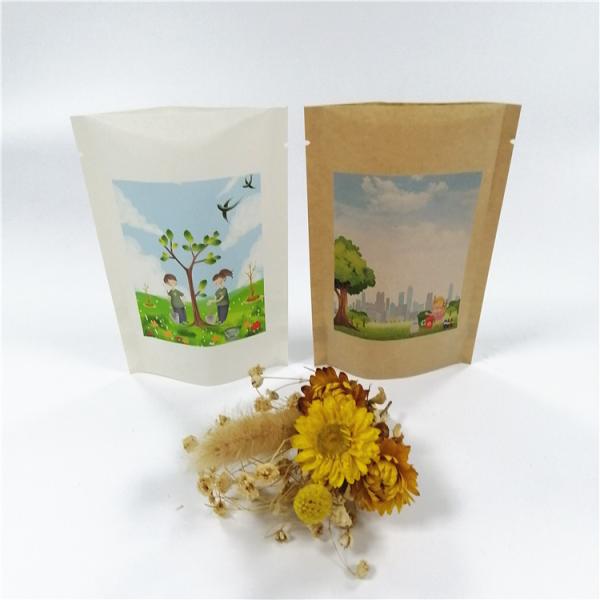 Biodegradable 100mircon VMPET Kraft Paper Packaging Bag
