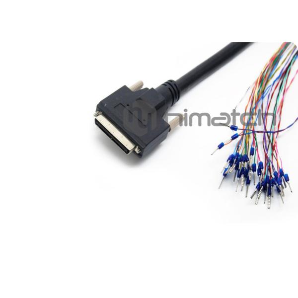 SCSI Pin Type 50 Pin Connector Cable Assembly 5m Length For Industrial Communication