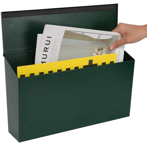 Rust-Proof Combination Code Lock Large Capacity Galvanized Steel Mail Box for Outdoor