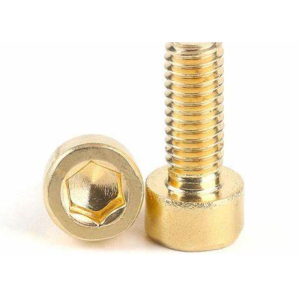 H59 H62 Yellow Brass Hex Socket Cap Head Machine Screw