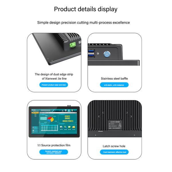 15 Inch Touch Screen PC Waterproof Touch Screen Computer Touch Panel Pc Industrial Tablet Window Linux Os
