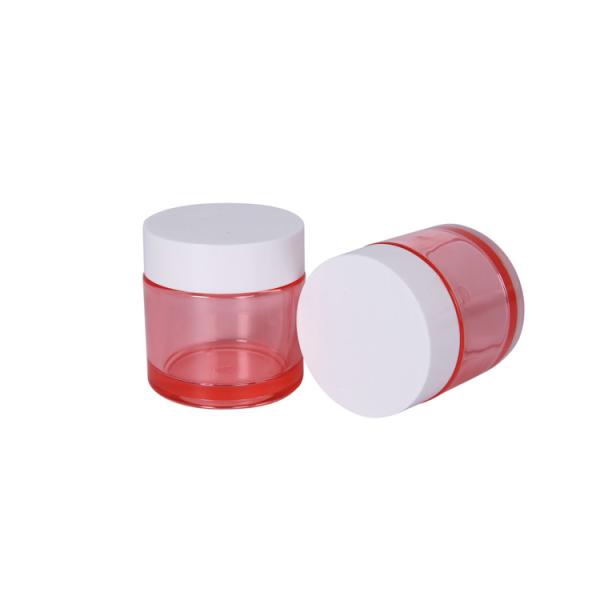 Modified Injection Molding Pet 50g Plastic Sample Container For Eye Shadow Facial Cream Moisturizer Jar