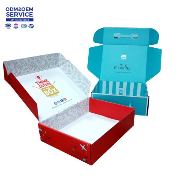 Custom-Made Custom Logo Corrugated Customizable Size Storage Boxes Paper Cardboard Packaging Gift Box