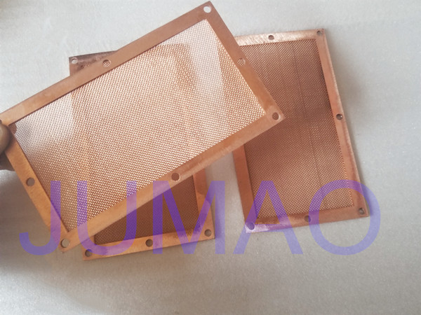 Rectangle Copper Electronic Components Made By Woven Copper Wire Mesh Fabric