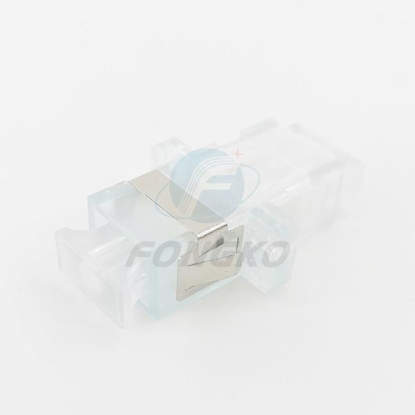 Transparent Shell SC UPC Adapter PC SM SC Simplex Adapter