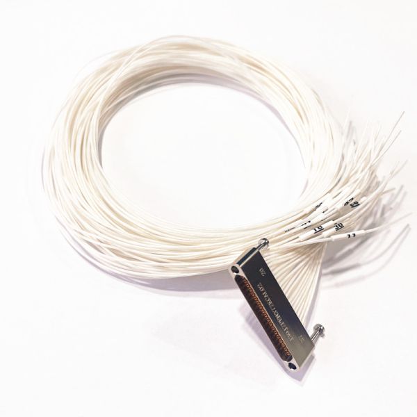 J30JZPEN37ZKCAL02 37-Pin Waterproof Micro Rectangular Connector with Aluminum Alloy Shell and Pre-Terminated Wires