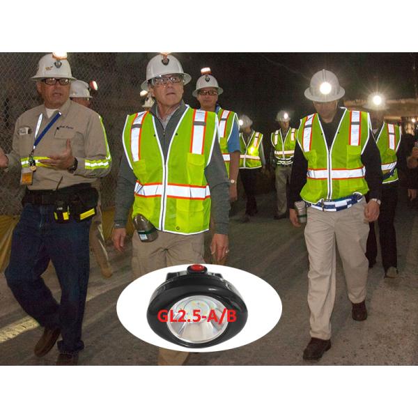 Lightweight Cordless Mining Lights ABS Materials 4000 Lux Brightness 1 Year Warranty