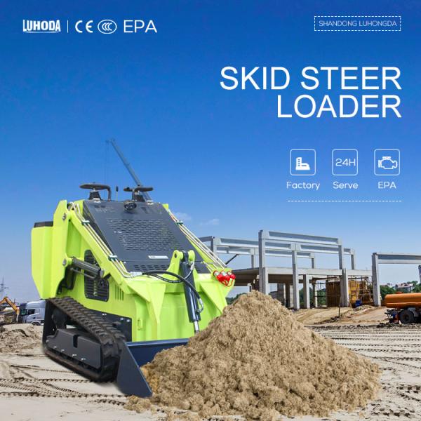 Yanmar Engine Mini Skid Steer Loader Multifunctional Mini Loader Skid Steer With Attachments
