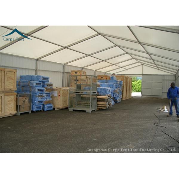 Customized Warehouse Tents Temporary Building Structures For Industry White