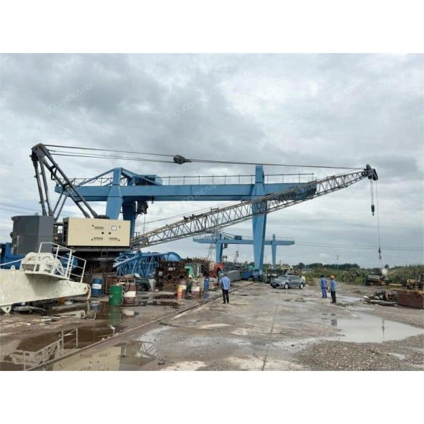 OUCO 3T 40M Offshore Platform Crane Barge Mounted With Diesel Engine
