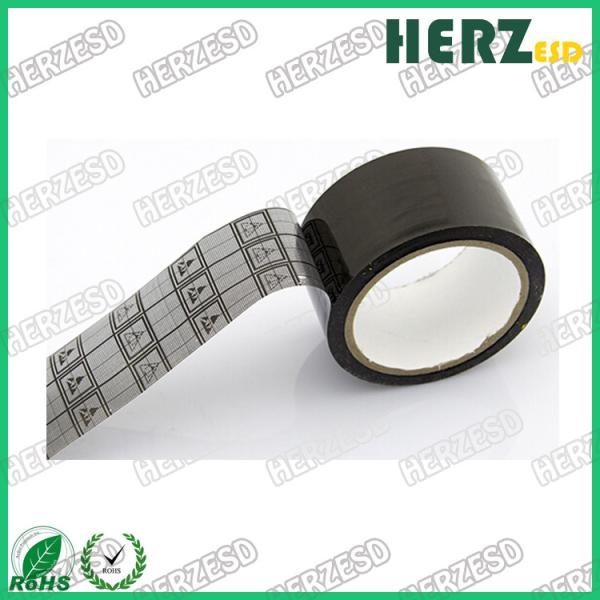 Anti Static Grid Mesh ESD Warning Tape For Packing Electronic Product Sensitive Area