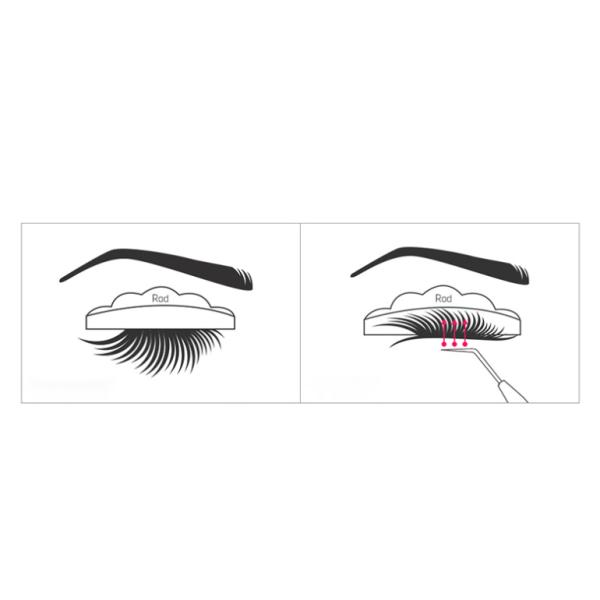 Plastic Double Head 13cm Eyelash Lifting Tools Lash Separator Wand