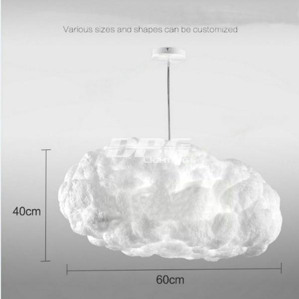 Modern LED Postmodern ideas floating clouds light fixtures bar cafe bar decorated