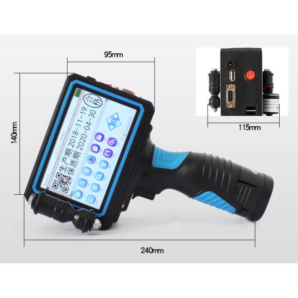 T980 Handheld Inkjet Printer for Expiry Date Printing in Compact Size 235*135*100mm