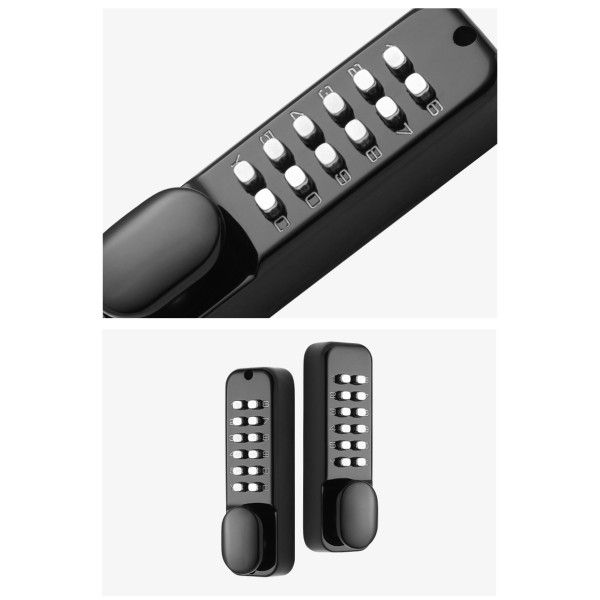 Second Generation Rotary Handle Double-sided Password Keyless Mechanical Digital Security Code Door Lock