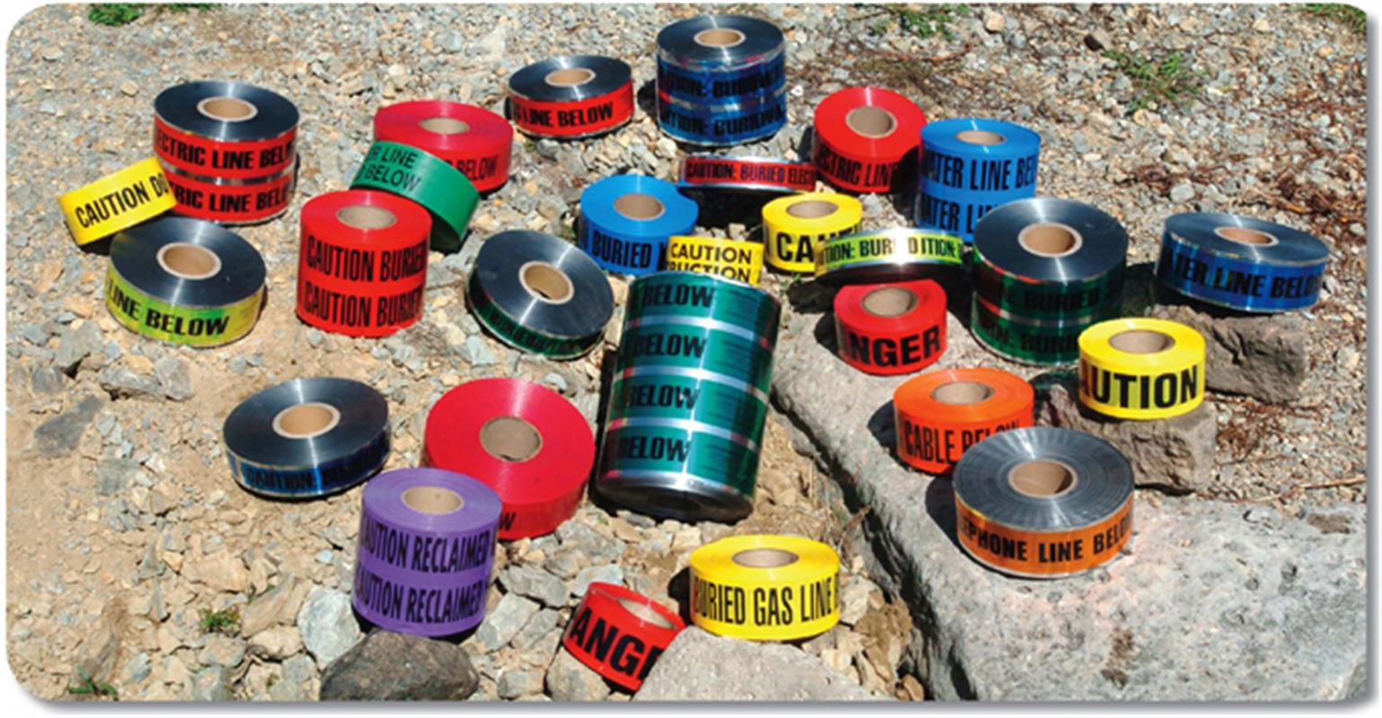 Non-Detectable Underground Tape PE Waterproof Roll Warning Tape