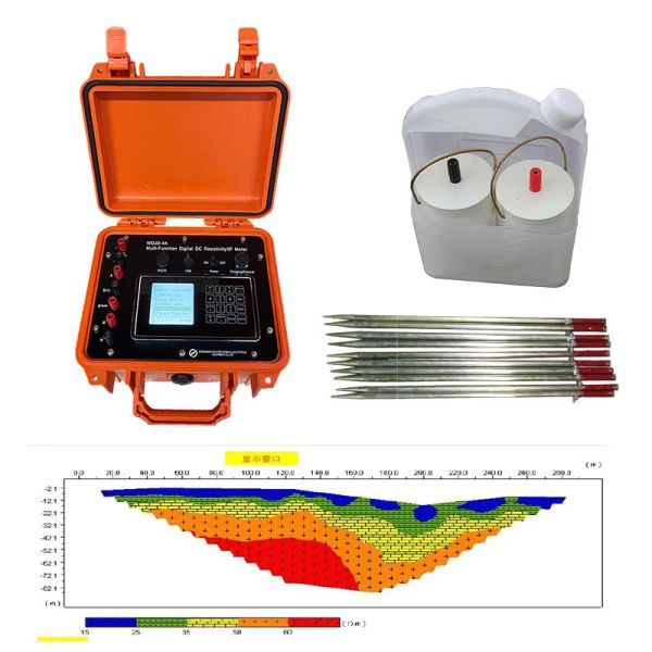 WDJD-4A Geophysical Resistivity Meter with 0-500m Prospecting Depth and Multi-electrode 2D Resistivity Imaging for High Accuracy Surveys