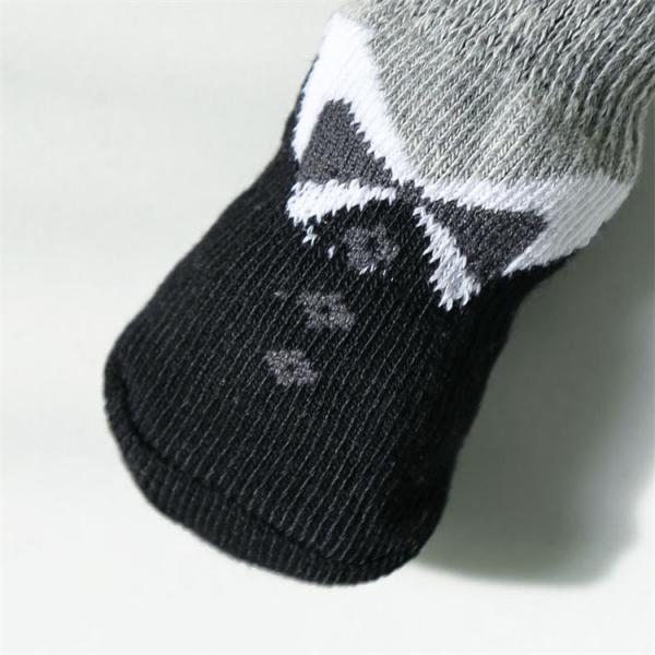 90% Polyester 10%Elastane Fabric Soft Breathable Double Side Dog Socks for Small Dogs