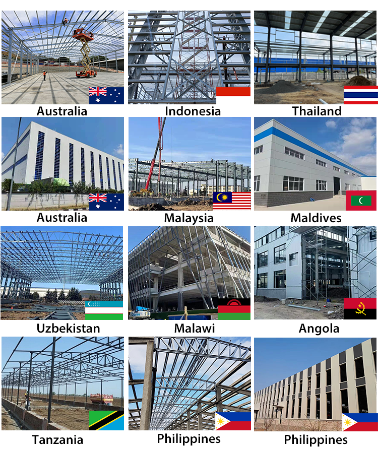Customized Drawing Plan Steel Structure Warehouse with 50-Year Structural Warranty and H Beam Construction