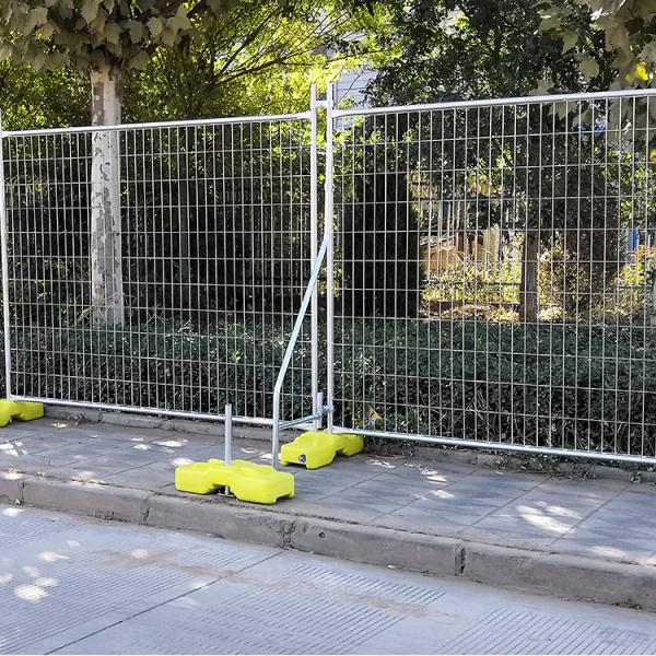 2.1mx2.4m Hot-Dipped Galvanized Building Construction Temporary Fence Panel For Sale Melbourne Area Discount
