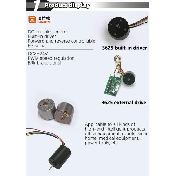 Customized High Torque Bldc Motor 24Mm For Electrical Appliance