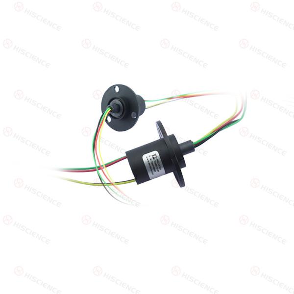 Custom Capsule Slip Rings Six Circuits 2A Current Rating Compact Design