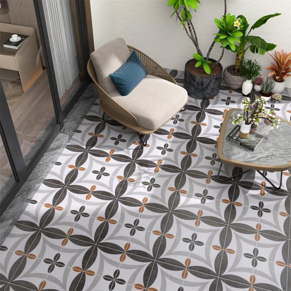 Gray Ceramic Rustic Tile 20x20cm for Indoor Wall and Floor