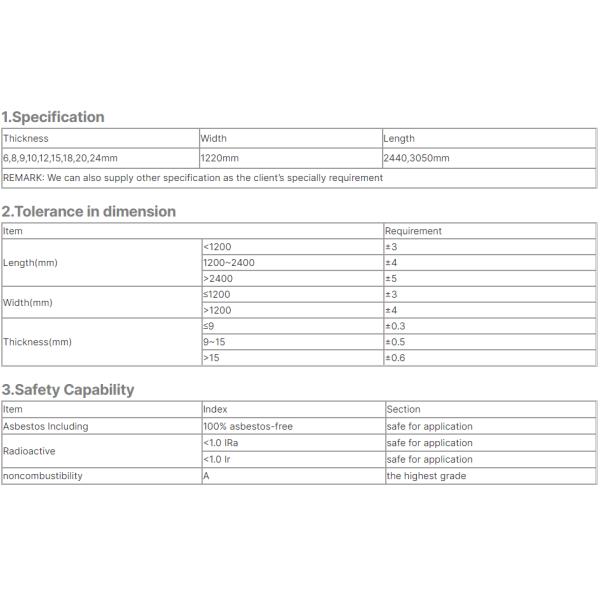 Non-asbestos Calcium Silicate Boards The Ultimate Fireproof Solution for Apartments