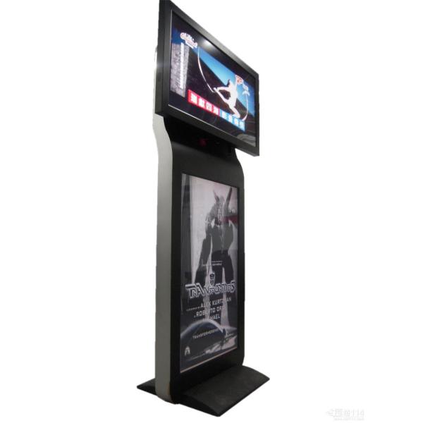42 inch Indoor Floor Double Sided Poster Display Stand High Definition Full Color LED Standees for Advertising