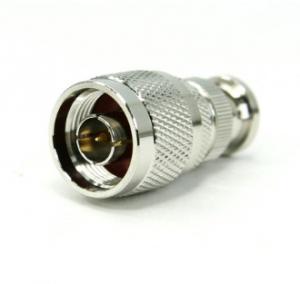 China Straight N Male To BNC Female Adapter With Copper Pin / Zinc Alloy Body on sale