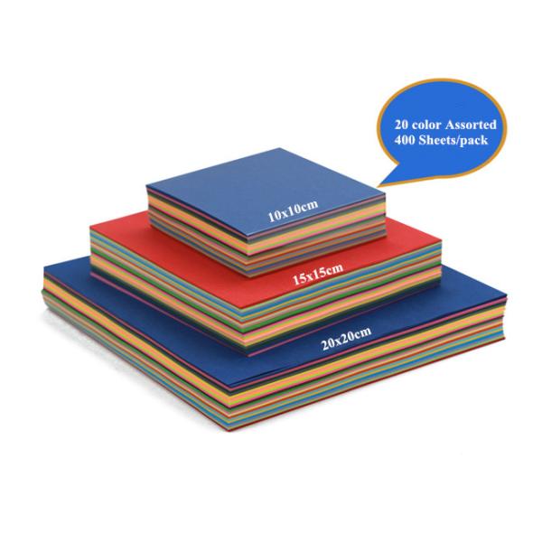 Cast Coated Delicate 20 Color Handmade Colour Paper