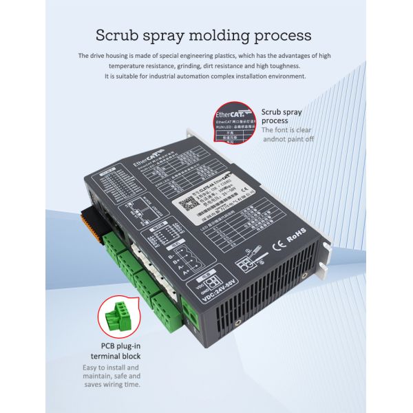 Lichuan 4-Axis DC Closed Loop Stepper Motor Drivers Kit 2.2N.m 2Phase Nema23 DC24V~50V 3.0/4.0A 1000PPR