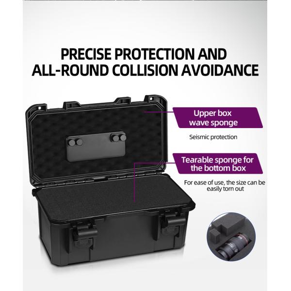 Custom IP67 Waterproof Tool Case with High-Density Sponge and Customizable Foam Insert EM-3717