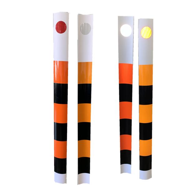 Flexible PVC Delineator Post Safety Guardrail Reflector Road Side Guide Post