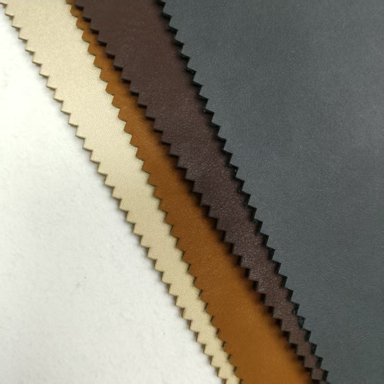 Versatile Embossed High Performance Cost-Effective Wrinkle-Resistant Textured Pu Leather for Shoes Pu Artificial Leather Fabric