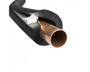 China Rubber Pipe Insulation Lagging Foam 2M Self Sealing 15mm 22mm 35mm 42mm Customized on sale