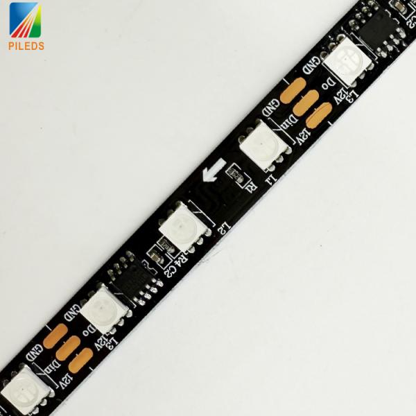 High Brightness 5m 10m No Voltage Drop 12V Addressable WS2811 60led Programmable RGBIC Pixel LED Strip Light PILEDS
