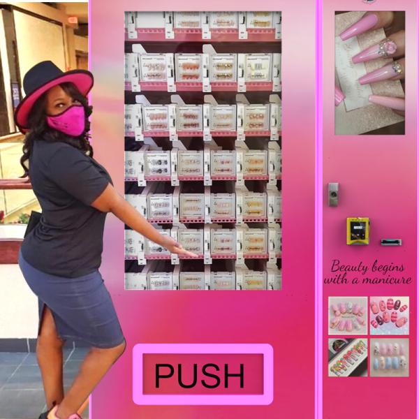 Nail Beauty Machine Coin/QR Code/Token Payment System with SDK Function for Beauty Products 1 Year Warranty