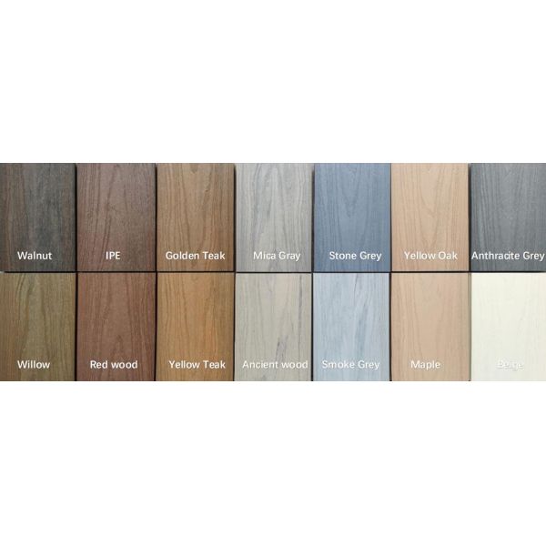 UV-Resistant WPC Cladding Outdoor Decoration Coextrusion WPC Wall Panel