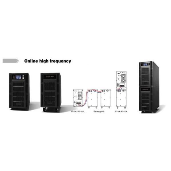 High Frequency 1kVA 10kVA Backup Power System With LCD Display