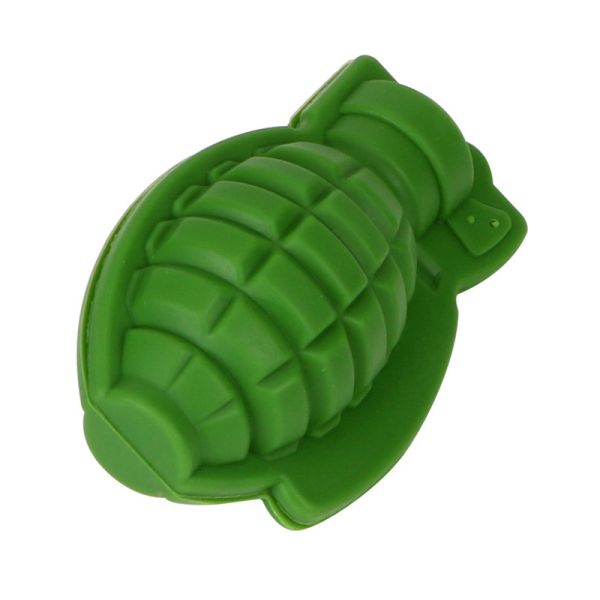 1 Piece SHUXIN YZ-73 Creative Disposable Silicone Grenade Shaped Cake Ice Mold Baking Tool
