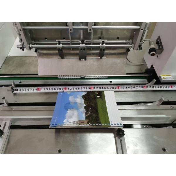 Conveyor Size 2.16x0.37x0.7m Twin Loop Wire Spool Binding Machine Max 1 1/4 Inch 32 MM With Calender Hanger Attachment