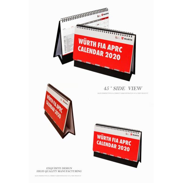 Desk Table Custom Calendar Printing Customized Size Professional Service
