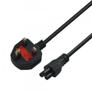 Quality OEM ODM 1.5meters UK Power Cord Apply To Kettle Port And Laptop for sale