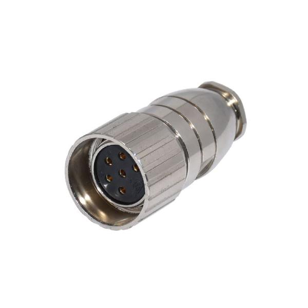 6P M23 Waterproof Female Connector